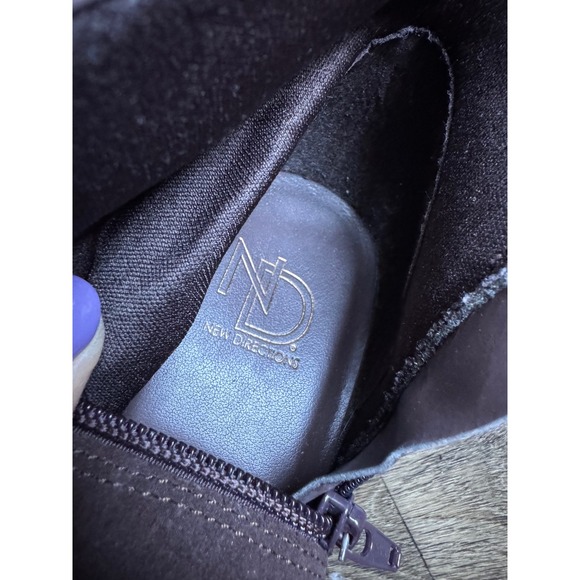 Women's Brown Wedge Booties Size 7 - Picture 5 of 5